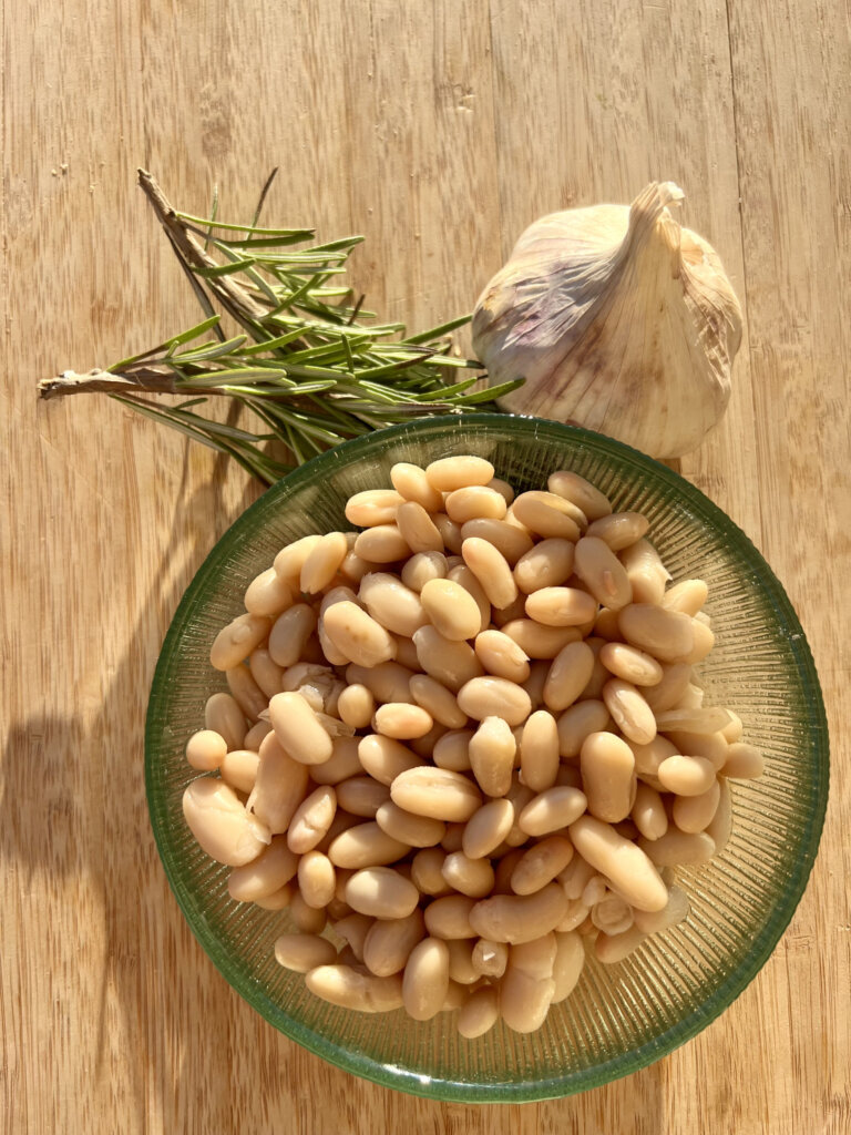 Beans Garlic Rosemary Ingredients