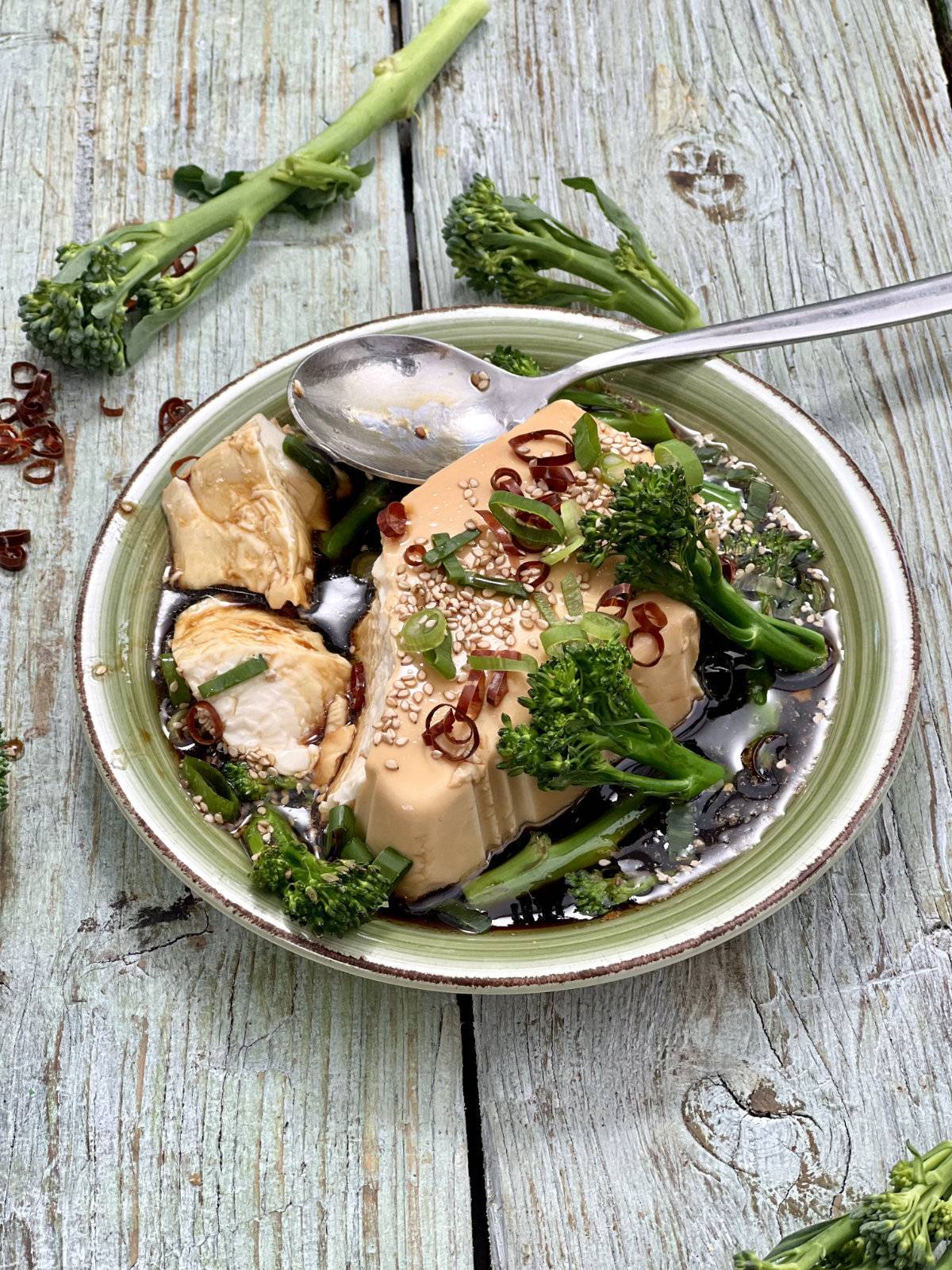 Japanese Cold Silken Tofu Recipe - Let's Go Tomato