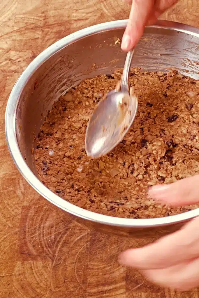 The BBQ Burger Patty mixture need to sit, so everything can bind together.
